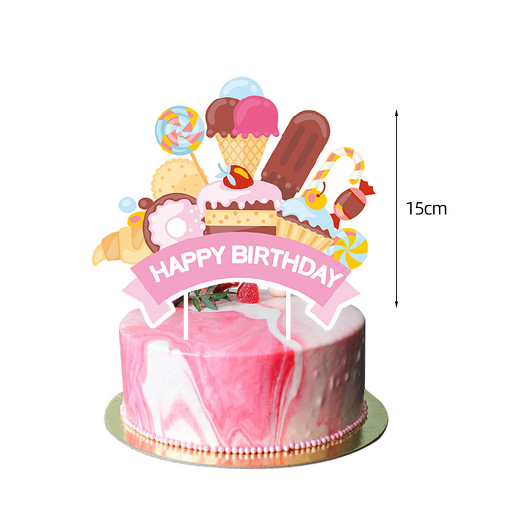 Donut Cake Decoration Happy Bi - Baby Food Year Old review and price