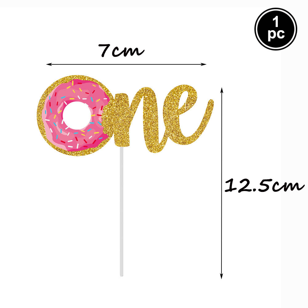 Donut Cake Decoration Happy Bi - Baby Food Year Old review and price
