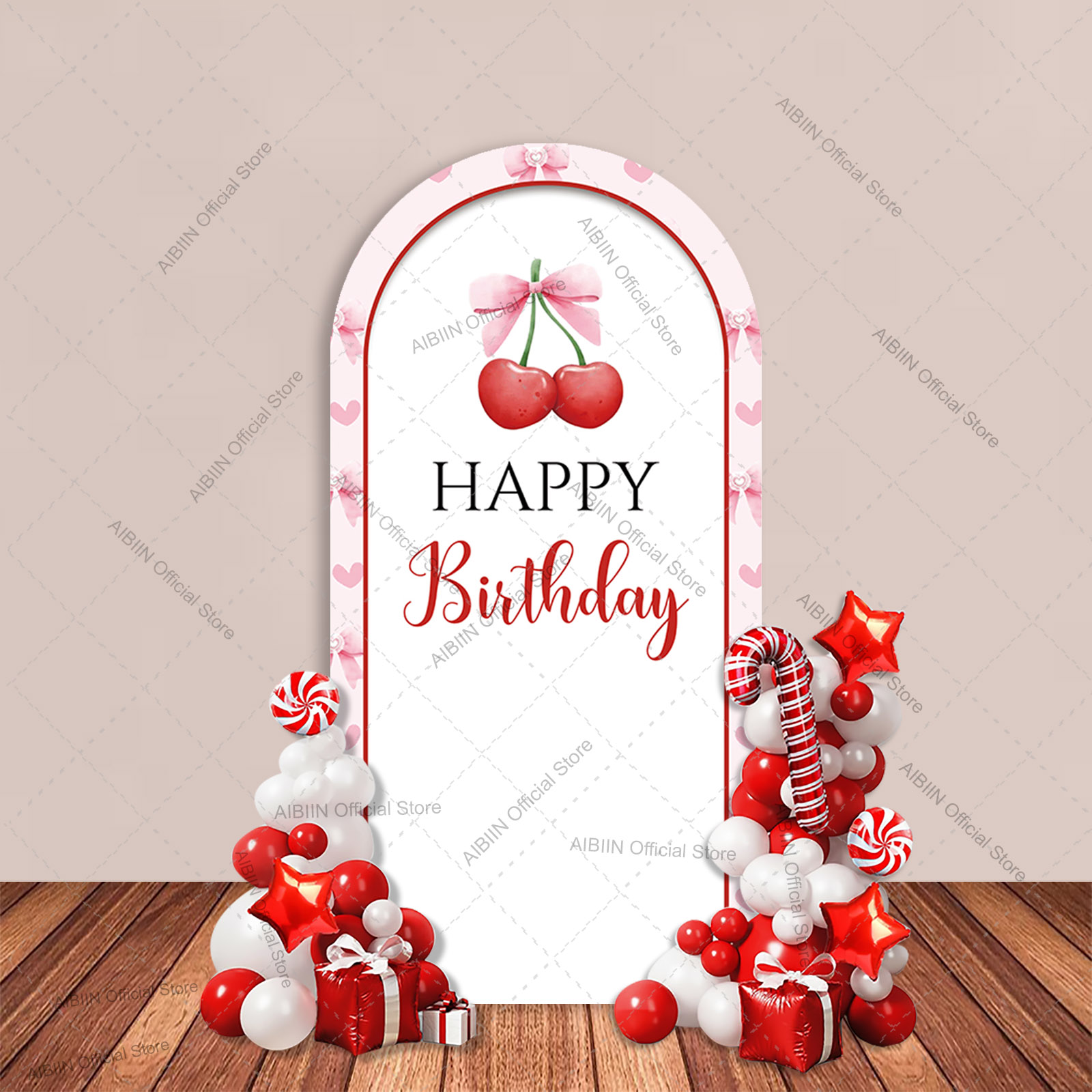 Girl Cherry Happy Birthday Arc - Baby Food Fruits review and price