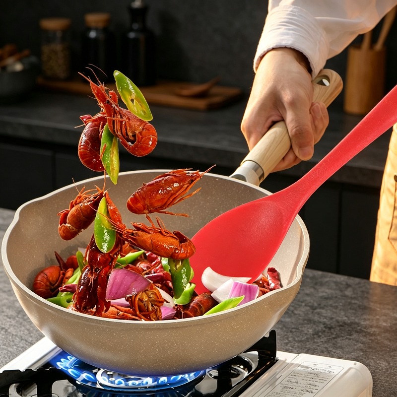 Food‑Grade Silicone Spatula He - Baby Food Utensils Set review and price