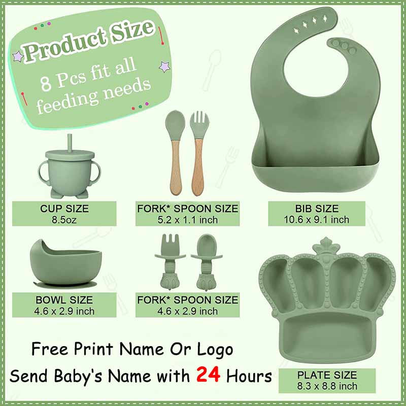 Personalized Name Baby Feeding - Baby Food Utensils Set review and price