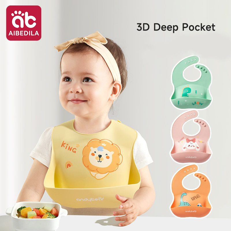 AIBEDILA Baby Silicone Bib Wat - Baby Food Year Old review and price