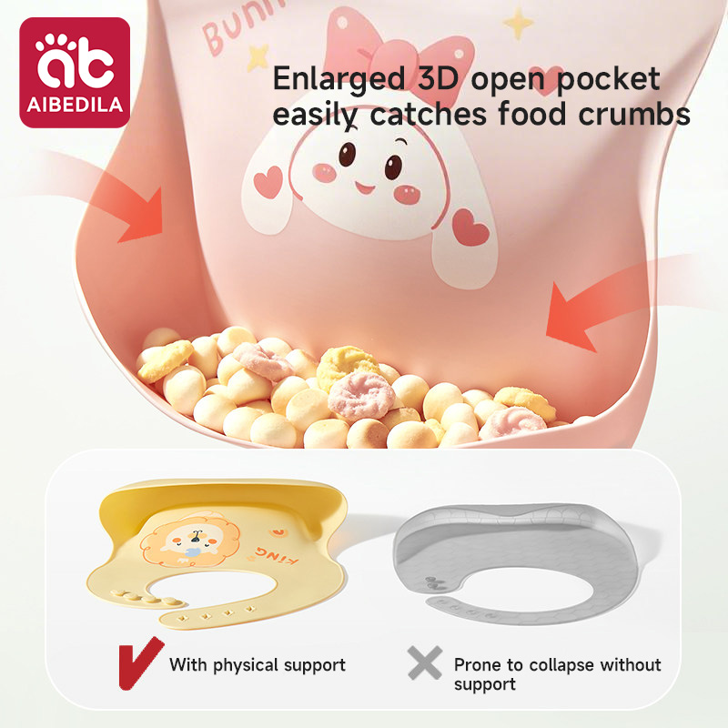 AIBEDILA Baby Silicone Bib Wat - Baby Food Year Old review and price