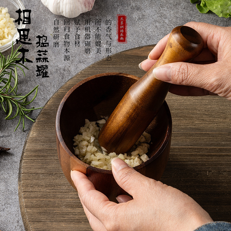 Acacia Wood Pestle and Mortar  - Baby Food Egg review and price