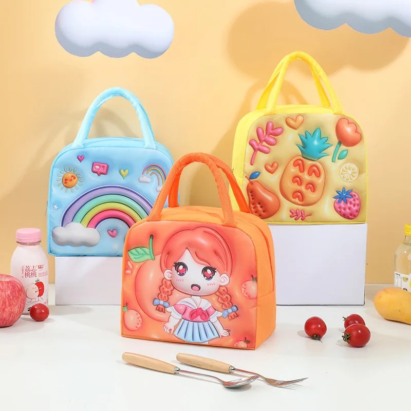 Children's Lunch Box Bag 3D Ca - Baby Food Fruits review and price