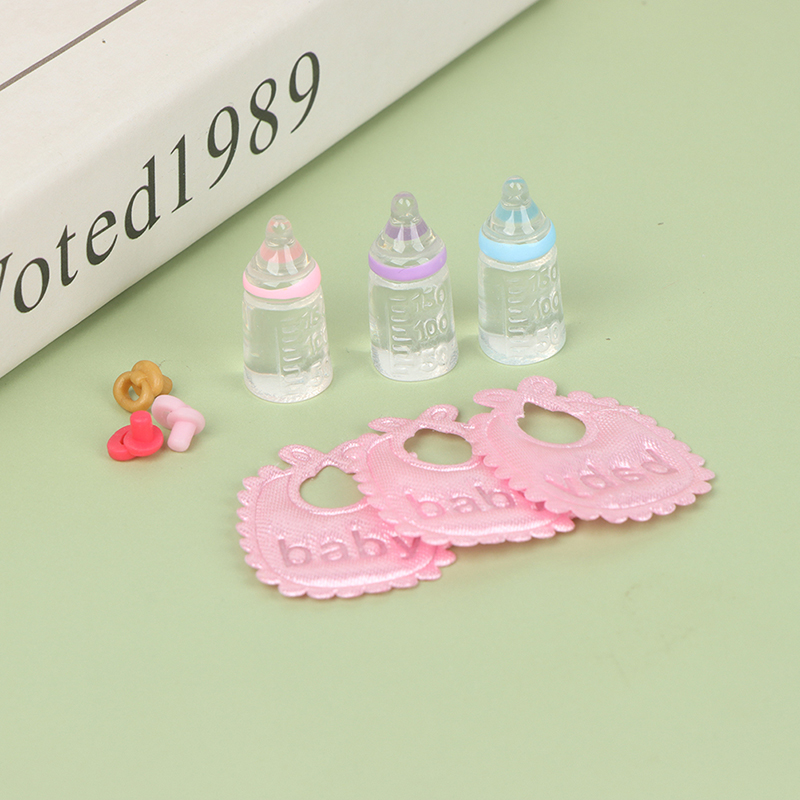 3PCS 1:12 Dolls House Miniatur - Baby Food Pacifier review and price