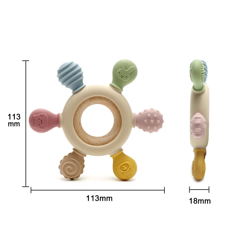 1pc Food Grade Baby Silicone T - Baby Food Year Old review and price