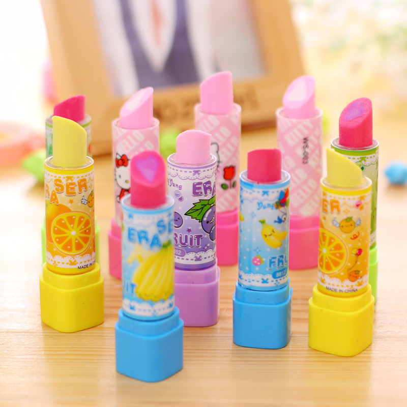 10Pcs Cartoon Fruit Lipstick S - Baby Food Fruits review and price
