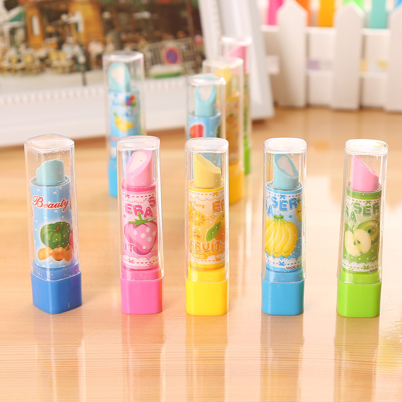 10Pcs Cartoon Fruit Lipstick S - Baby Food Fruits review and price