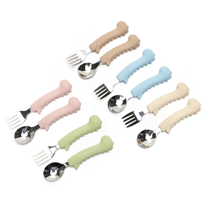 Baby Dinosaur Spoon Fork Set F - Baby Food Utensils Set review and price