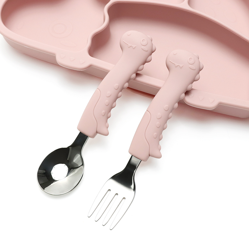 Baby Dinosaur Spoon Fork Set F - Baby Food Utensils Set review and price