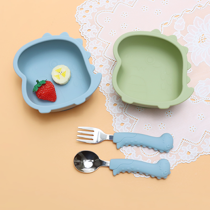 Baby Dinosaur Spoon Fork Set F - Baby Food Utensils Set review and price