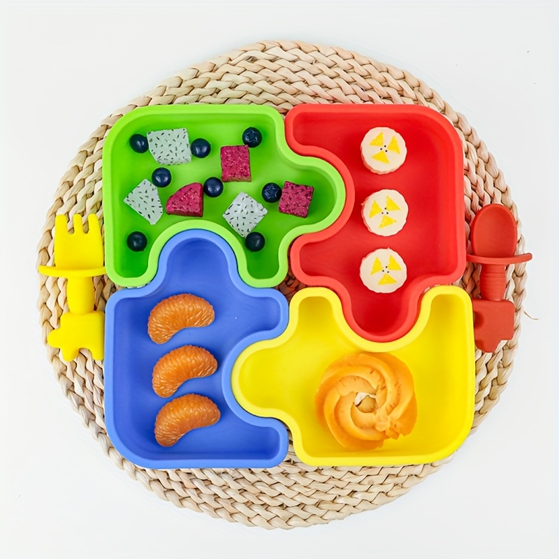 6pcs/Set baby Silicone Feeding - Baby Food Utensils Set review and price