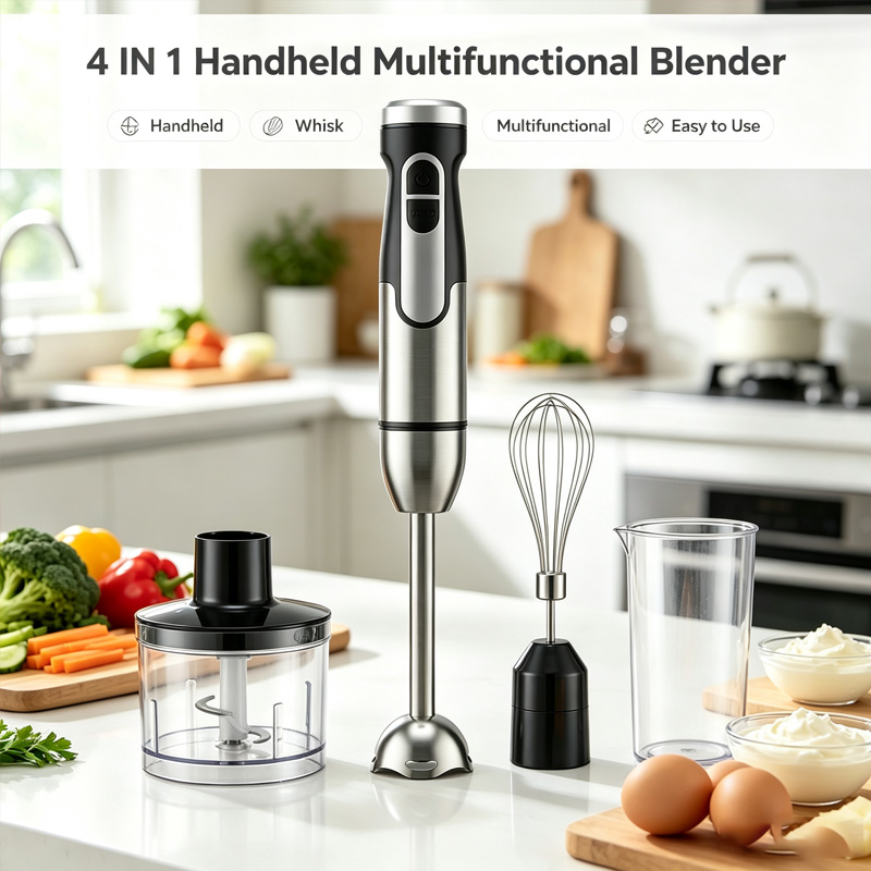 New 4-in-1 Hand Blender Set Mu - Dry Food Baby review and price